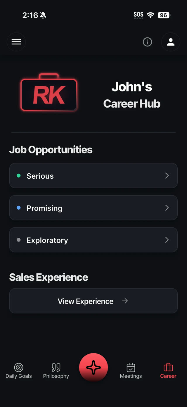 Career Hub in RepKit